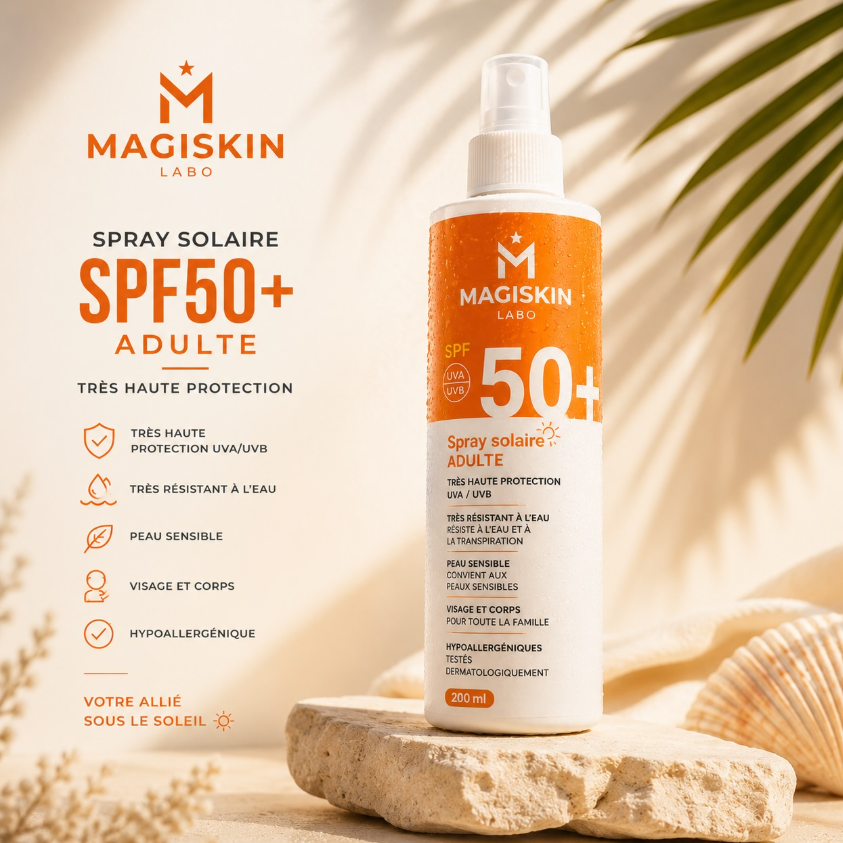 Spray Solaire SPF50+ Adulte